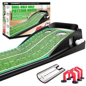 Premium Golf Putting Green Indoor with 3 Golf Putting Gates - Improves Putting Accuracy and Skill Levels Golf Putting Mat - Ideal for Indoor and Outdoor Training Premium Golf Putting Green Indoor with 3 Golf Putting Gates - Improves Putting Accuracy and Skill Levels Golf Putting Mat - Ideal for Indoor and Outdoor Training