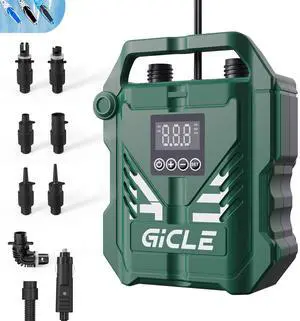 Paddle Board Pump Electric Portable, 22PSI SUP Pump for Inflatebles | With 12V Car Connector, Inflator&Deflator for Paddleboard,Bed,Boat with Auto-Off Dual Stage Inflation and Kayak Accessories Paddle Board Pump Electric Portable, 22PSI SUP Pump for Inflatebles | With 12V Car Connector, Inflator&Deflator for Paddleboard,Bed,Boat with Auto-Off Dual Stage Inflation and Kayak Accessories