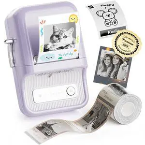 Label Maker, B21 Pro 300DPI HD Sticker Printer for Photos,Purple | Red&Black Dual-Color Printer, Bluetooth Sticker Maker for Notes, Study Graphics, Memo Maker, Come with 2'' x 1.2'' Label Roll Label Maker, B21 Pro 300DPI HD Sticker Printer for Photos,Purple | Red&Black Dual-Color Printer, Bluetooth Sticker Maker for Notes, Study Graphics, Memo Maker, Come with 2'' x 1.2'' Label Roll
