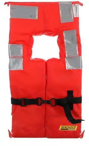 Type I Commercial Offshore Vest & Jacket, Fluorescent Orange, Reflective Panels, Various Sizes Type I Commercial Offshore Vest & Jacket, Fluorescent Orange, Reflective Panels, Various Sizes
