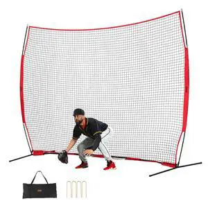 7X7ft/12X9ft/16X10ft/20x10ft Barricade Backstop Net, Ball Sports Barrier Netting, Portable Practice Net for Baseball Softball Lacrosse Hockey Basketball Equipment Training Net 7X7ft/12X9ft/16X10ft/20x10ft Barricade Backstop Net, Ball Sports Barrier Netting, Portable Practice Net for Baseball Softball Lacrosse Hockey Basketball Equipment Training Net