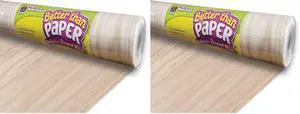 Light Maple Wood Better Than Paper Bulletin Board Roll, 4 feet x 12 feet (Pack of 2) Light Maple Wood Better Than Paper Bulletin Board Roll, 4 feet x 12 feet (Pack of 2)