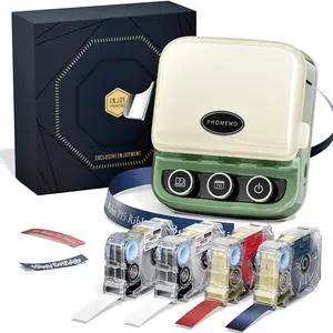 P15 Ribbon Printer, Custom Text/Icon Mini Bluetooth Portable Label Maker Machine with 4 Tapes for Gift Wrap, Decorations, Cloth Tags, DIY Crafts, Wedding Bouquets, Party Favors P15 Ribbon Printer, Custom Text/Icon Mini Bluetooth Portable Label Maker Machine with 4 Tapes for Gift Wrap, Decorations, Cloth Tags, DIY Crafts, Wedding Bouquets, Party Favors