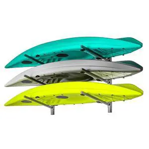 Wall Mounted Kayak Storage Rack, Adjustable Kayak Holder, Heavy Duty Canoe Rack, Indoor & Outdoor Use Wall Mounted Kayak Storage Rack, Adjustable Kayak Holder, Heavy Duty Canoe Rack, Indoor & Outdoor Use