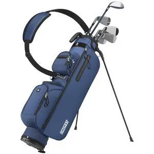 3 Way Small Golf Bag Lightweight Pitch and Putt Golf Bag with Stand, Adjustable Dual Straps, Golf Stand Bag for Extra Storage in a Smaller Size, Golf Gifts for Men and Women 3 Way Small Golf Bag Lightweight Pitch and Putt Golf Bag with Stand, Adjustable Dual Straps, Golf Stand Bag for Extra Storage in a Smaller Size, Golf Gifts for Men and Women