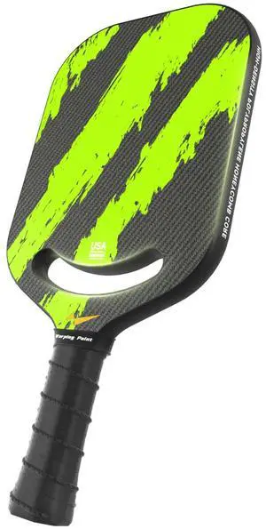 Ascent Pickleball Paddles| Carbon Fiber Pickleball Racket with Aero Throat | Textured Grit Surface | Hexa Polymer Core | Designed for Swing Speed and Maneuverability Ascent Pickleball Paddles| Carbon Fiber Pickleball Racket with Aero Throat | Textured Grit Surface | Hexa Polymer Core | Designed for Swing Speed and Maneuverability