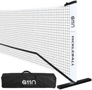 Designed for All Weather Conditions with Steady Metal Frame and Strong PE Net, Regulation Size Net with Carrying Bag- 22 Wide x 36 Tall, Indoor/Outdoor Use Designed for All Weather Conditions with Steady Metal Frame and Strong PE Net, Regulation Size Net with Carrying Bag- 22 Wide x 36 Tall, Indoor/Outdoor Use