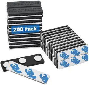 USA - Name Tag Magnets - 200 Pack, 1.75 x 0.5 Inches - Premium ID Badge Holder with 3 Extra Strong Neodymium Magnets USA - Name Tag Magnets - 200 Pack, 1.75 x 0.5 Inches - Premium ID Badge Holder with 3 Extra Strong Neodymium Magnets