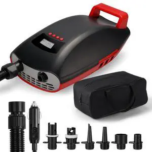 Seawolf Paddle Board Pump, 30% Faster 20 PSI SUP Electric Air Pump w/Dual Cylinder, Dual Stage & Active Cooling System, Supports 4 SUPs in a Row, 3 Colors Option Seawolf Paddle Board Pump, 30% Faster 20 PSI SUP Electric Air Pump w/Dual Cylinder, Dual Stage & Active Cooling System, Supports 4 SUPs in a Row, 3 Colors Option