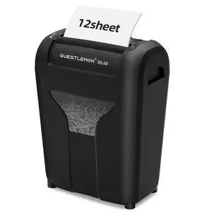 12-Sheet Paper Shredder for Home, Quiet Cross Cut Shredders, P-4 Ultra Security, 4.5 Gal Bin, Shred Quietly for Shred for Credit Card, Mail, Staples, <58 dB(OL12) 12-Sheet Paper Shredder for Home, Quiet Cross Cut Shredders, P-4 Ultra Security, 4.5 Gal Bin, Shred Quietly for Shred for Credit Card, Mail, Staples, <58 dB(OL12)