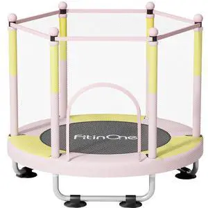Trampoline for Kids, 5 FT Indoor & Outdoor Toddler Trampoline with Safety Enclosure Net, Birthday Gifts for Kids, Gifts for Boy and Girl, Age 3-8 Trampoline for Kids, 5 FT Indoor & Outdoor Toddler Trampoline with Safety Enclosure Net, Birthday Gifts for Kids, Gifts for Boy and Girl, Age 3-8