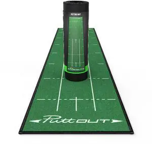 Medium Putting Mat - Perfect Your Golf Putting (7.9ft x 1.6ft)(Green) Medium Putting Mat - Perfect Your Golf Putting (7.9ft x 1.6ft)(Green)