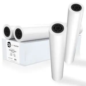 Plotter Paper 24 x 150, CAD Paper Rolls, 20 lb. Bond Paper on 2" Core for CAD Printing on Wide Format Ink Jet Printers, 4 Rolls per Box. Premium Quality Plotter Paper 24 x 150, CAD Paper Rolls, 20 lb. Bond Paper on 2" Core for CAD Printing on Wide Format Ink Jet Printers, 4 Rolls per Box. Premium Quality