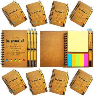 2026 Inspirational Spiral Notebook 50 Sets Portable Employee Appreciation Gifts Bulk Journals with Sticky Note Pen for Teachers Students Friends Colleagues Volunteer Nurse and Family Thank You Gifts 2026 Inspirational Spiral Notebook 50 Sets Portable Employee Appreciation Gifts Bulk Journals with Sticky Note Pen for Teachers Students Friends Colleagues Volunteer Nurse and Family Thank You Gifts