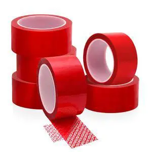 Tamper Tape Red 6 Pack Tamper Evident Security Seals Tape, Transfer Tamper Proof Security Void Tapes (Red, 1.88 inch x 55 Yards) Tamper Tape Red 6 Pack Tamper Evident Security Seals Tape, Transfer Tamper Proof Security Void Tapes (Red, 1.88 inch x 55 Yards)