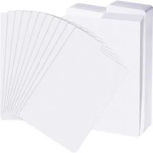 150 Pieces Comic Book Dividers with Tab with Tabs White Frosted Card Separator Plastic Dividers for Comic Book Storage Boxes Organize Comics Efficiently in Storage Boxes, 11.22 x 7.24 150 Pieces Comic Book Dividers with Tab with Tabs White Frosted Card Separator Plastic Dividers for Comic Book Storage Boxes Organize Comics Efficiently in Storage Boxes, 11.22 x 7.24