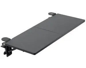 Black Clamp-on 30 x 12 in Desk Extender, DESK-EXT30 | Foldable, Wrist Support Arm Rest, Office Keyboard Tray, Side Table Extension Attachment Black Clamp-on 30 x 12 in Desk Extender, DESK-EXT30 | Foldable, Wrist Support Arm Rest, Office Keyboard Tray, Side Table Extension Attachment
