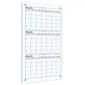 Glass Whiteboard Calendar 36 x 18 3 Month Dry Erase Calendar White Board Planner Glass Large Wall Mounted with Marker Tray for Wall Home Office Glass Whiteboard Calendar 36 x 18 3 Month Dry Erase Calendar White Board Planner Glass Large Wall Mounted with Marker Tray for Wall Home Office