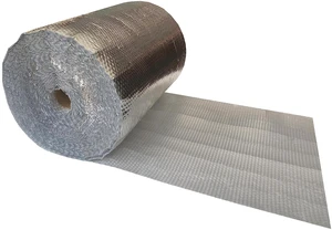 USA Reflective Bubble Insulation Roll, 24" x 125' | One-Sided Bubble Foil, Thermal Barrier, Window Insulation For Summer & Winter, Radiant Barrier Wrap USA Reflective Bubble Insulation Roll, 24" x 125' | One-Sided Bubble Foil, Thermal Barrier, Window Insulation For Summer & Winter, Radiant Barrier Wrap