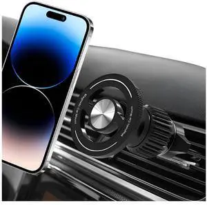 Car Magnetic Phone Holder, 360° Adjustable HandsFree Vehicle Air Vent Cellphone Mount with Hook, Strong Magnet Auto Mobile Phone Holder, Universal for 15 16 14 13 Pro Plus Max Car Magnetic Phone Holder, 360° Adjustable HandsFree Vehicle Air Vent Cellphone Mount with Hook, Strong Magnet Auto Mobile Phone Holder, Universal for 15 16 14 13 Pro Plus Max