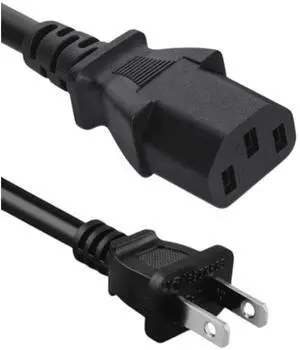 Power Cable, 2 Prong to 3 Prong Adapter Cord, 3ft, Compatible with Xbox 360, Xbox One, PS3 Power Cable, 2 Prong to 3 Prong Adapter Cord, 3ft, Compatible with Xbox 360, Xbox One, PS3