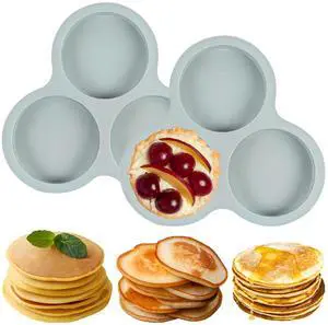 Silicone Egg Mold for Air Fryer, 3-Cup Round Baking Pan Silicone Egg Mold for Air Fryer, 3-Cup Round Baking Pan