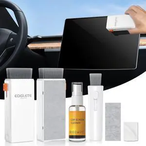 Car Screen Cleaner Spray and Wipe, Car Interior Cleaner Detailing Kit Screen Cleaning Tool for Touchscreen Display Dashboard, Car Detailing Brush for Tesla Jeep BMW Honda Benz Chevy Car Screen Cleaner Spray and Wipe, Car Interior Cleaner Detailing Kit Screen Cleaning Tool for Touchscreen Display Dashboard, Car Detailing Brush for Tesla Jeep BMW Honda Benz Chevy
