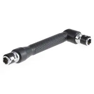L-shape Socket Wrench Set Screwdriver and Bit Set, 1/4-Inch Drive, L-shaped Extension Handle Double Head Hex Socket Wrench for Routine Screwdriver Bits Utility Tool L-shape Socket Wrench Set Screwdriver and Bit Set, 1/4-Inch Drive, L-shaped Extension Handle Double Head Hex Socket Wrench for Routine Screwdriver Bits Utility Tool