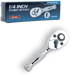 1/4 Inch Drive Stubby Ratchet Mini Ratchet Wrench,1/4 Socket Wrench, 72-Tooth Quick-ReleaseReversible,Chrome Vanadium Alloy Steel for Durability 1/4 Inch Drive Stubby Ratchet Mini Ratchet Wrench,1/4 Socket Wrench, 72-Tooth Quick-ReleaseReversible,Chrome Vanadium Alloy Steel for Durability