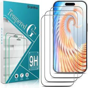 3 Pack for iPhone 17 Pro Screen Protector, Tempered Glass, Easy To Install, Case Friendly 3 Pack for iPhone 17 Pro Screen Protector, Tempered Glass, Easy To Install, Case Friendly