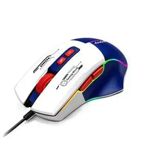 Wired Gaming Mouse, Gaming Mouse with RGB Backlit, 7200DPI Adjustable, PC Gaming Mice with 7 rogrammable Macro Buttonsg, Ergonomic Mouse Gamer for PC, Desktop, MacLaptop, Chromebook. (Blue) Wired Gaming Mouse, Gaming Mouse with RGB Backlit, 7200DPI Adjustable, PC Gaming Mice with 7 rogrammable Macro Buttonsg, Ergonomic Mouse Gamer for PC, Desktop, MacLaptop, Chromebook. (Blue)