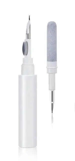 Kit, Multi-Function Cleaning Pen for AirPods Pro 1/2/3, Earbuds Cleaner with Soft Brush & Flocking Sponge, for Keyboard, Laptop, Phone & Camera Lens (White) Kit, Multi-Function Cleaning Pen for AirPods Pro 1/2/3, Earbuds Cleaner with Soft Brush & Flocking Sponge, for Keyboard, Laptop, Phone & Camera Lens (White)