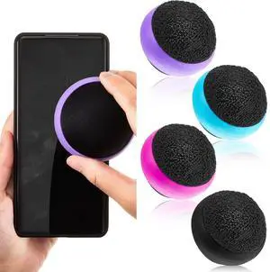 4 Pack Screen Cleaner Balls Car Phone Screen Cleaning Cleaner Ball Microfiber Touch Cleaning Ball for Easter Computer Laptop Phone Monitor(Black, Blue, Rose Red, Purple) 4 Pack Screen Cleaner Balls Car Phone Screen Cleaning Cleaner Ball Microfiber Touch Cleaning Ball for Easter Computer Laptop Phone Monitor(Black, Blue, Rose Red, Purple)