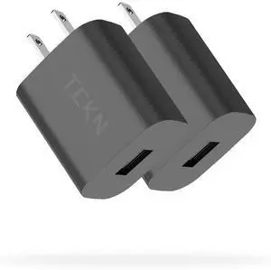 USB Wall Charger 5V 2A Power Adapter for iPhone, iPad, Samsung, Tablet, iPod, Kindle and More (Black 2Pack) USB Wall Charger 5V 2A Power Adapter for iPhone, iPad, Samsung, Tablet, iPod, Kindle and More (Black 2Pack)
