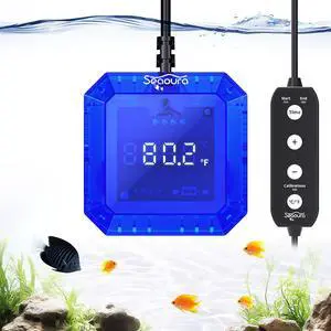 Aquarium Thermometer Submersible, Digital Fish Tank Thermometers with USB for GlassTank, Aquariums Temperature Gauge ±1 Accurate, Suitable for Fish, Turtle, Saltwater or Freshwater, 6.56ft Power Cord Aquarium Thermometer Submersible, Digital Fish Tank Thermometers with USB for GlassTank, Aquariums Temperature Gauge ±1 Accurate, Suitable for Fish, Turtle, Saltwater or Freshwater, 6.56ft Power Cord