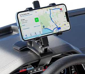 Car Phone Holder, Clip-on Smartphone Holder, 360° Rotation Dashboard Phone Holder, Car Phone Mount Compatible with 4.3-7.6 Smartphones (NOT Universal - Please Check) Car Phone Holder, Clip-on Smartphone Holder, 360° Rotation Dashboard Phone Holder, Car Phone Mount Compatible with 4.3-7.6 Smartphones (NOT Universal - Please Check)