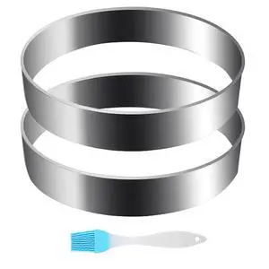 Stainless Steel Omelet Ring - 2pcs 8' Nonstick Cooking Rings for Pancake, Omelette, Sandwich (Large Size) Stainless Steel Omelet Ring - 2pcs 8' Nonstick Cooking Rings for Pancake, Omelette, Sandwich (Large Size)