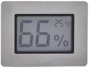 Mini Hygrometer Thermometer, Cigar Embedded Design LCD Electronic Digital Indoor Humidity Gauge Monitor for Cigar Box, Guitar Case, Jars, Wine Cabinet, Greenhouse, Cellar Mini Hygrometer Thermometer, Cigar Embedded Design LCD Electronic Digital Indoor Humidity Gauge Monitor for Cigar Box, Guitar Case, Jars, Wine Cabinet, Greenhouse, Cellar