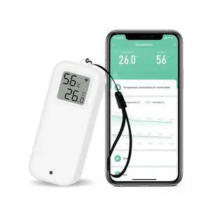 Room Thermometer Indoor, WiFi Humidity Meter with Smart Alert, Data Storage and Calibration, Temperature and Humidity Monitor for Baby Room, Greenhouse, White 1 Pack with Screen Room Thermometer Indoor, WiFi Humidity Meter with Smart Alert, Data Storage and Calibration, Temperature and Humidity Monitor for Baby Room, Greenhouse, White 1 Pack with Screen