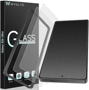2 Pack for Samsung Galaxy S26 Ultra Matte Screen Protector Glass,Fingerprint Unlocking, Anti Glare, Anti Fingerprint, Shatterproof Sensitive Touch Quick Installation 2 Pack for Samsung Galaxy S26 Ultra Matte Screen Protector Glass,Fingerprint Unlocking, Anti Glare, Anti Fingerprint, Shatterproof Sensitive Touch Quick Installation