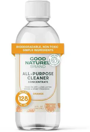 All-Purpose Cleaner Concentrate | 8oz makes 128oz | Orange Essential Oil | 16X Concentrated Natural Multi-Surface Cleaner All-Purpose Cleaner Concentrate | 8oz makes 128oz | Orange Essential Oil | 16X Concentrated Natural Multi-Surface Cleaner