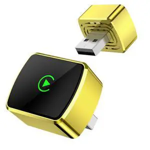 Wireless CarPlay Adapter for iPhone - Plug and Play, Converts Wired to Wireless, Stable Connection Without Delay, Compatible with iOS 10+ & 800+ Car Models, Not for Android 2025 (Gold) Wireless CarPlay Adapter for iPhone - Plug and Play, Converts Wired to Wireless, Stable Connection Without Delay, Compatible with iOS 10+ & 800+ Car Models, Not for Android 2025 (Gold)