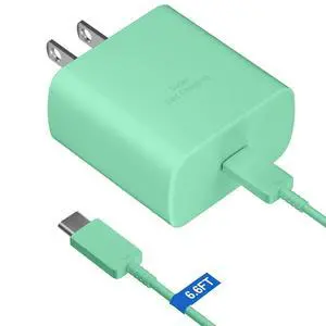 45W Super Fast Charger USB Type C Charger Cord 6.6FT with Android Phone Charger Fast Charging Block for Samsung Galaxy S26/S26 Ultra/S26+/S25/S25 Ultra/S25+/S24/S23/S22/S20/S21/Note 20/Note 10, Green 45W Super Fast Charger USB Type C Charger Cord 6.6FT with Android Phone Charger Fast Charging Block for Samsung Galaxy S26/S26 Ultra/S26+/S25/S25 Ultra/S25+/S24/S23/S22/S20/S21/Note 20/Note 10, Green