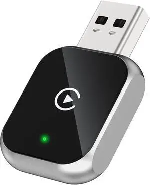 Mini Wireless Carplay Adapter for iPhone - Carplay Wireless Adapter Car Play Dongle, Wired to Wireless, Compatible with iPhone iOS 10+, Silver Mini Wireless Carplay Adapter for iPhone - Carplay Wireless Adapter Car Play Dongle, Wired to Wireless, Compatible with iPhone iOS 10+, Silver