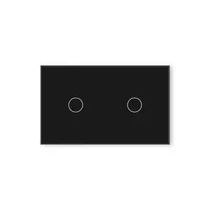 Smart Switch,Neutral Wire Required,APP Control,Black 2 Button Smart Switch,Neutral Wire Required,APP Control,Black 2 Button