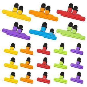 28 Pcs Chip Clips, Bag Clips for Food Storage, Snack Clip for Other Food Bags, Heavy Duty Sealing Clip for Home, Office and More 28 Pcs Chip Clips, Bag Clips for Food Storage, Snack Clip for Other Food Bags, Heavy Duty Sealing Clip for Home, Office and More