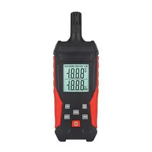 Temperature & Humidity Meter Detector Digital Hygrometer Handheld Industrial Home Indoor - Ambient, Relative Humidity, LCD Backlight, Min/Max Hold Temperature & Humidity Meter Detector Digital Hygrometer Handheld Industrial Home Indoor - Ambient, Relative Humidity, LCD Backlight, Min/Max Hold