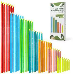 42PCS Bag Sealers Slide Sticks, Potato Chip Clips Set For Food storage, Plastic Bag Clip, Magic Bag Sealing Clips, Durable Bag Closer For Bread Snack, Reusable Chip Crimper 7 Different Sizes Colors 42PCS Bag Sealers Slide Sticks, Potato Chip Clips Set For Food storage, Plastic Bag Clip, Magic Bag Sealing Clips, Durable Bag Closer For Bread Snack, Reusable Chip Crimper 7 Different Sizes Colors