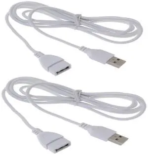 USB 2.0 Male to Female Extension Cable - USB Type A Extension Cables for Keyboard, Mouse, Printer, Computer Accessories USB 2.0 Male to Female Extension Cable - USB Type A Extension Cables for Keyboard, Mouse, Printer, Computer Accessories