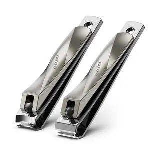 Toe Nail Clippers for Women - Straight Blade Toenail Clipper and Curved Blade Fingernail Clippers - Premium Nail Trimmer Cutter for Thick Nails for Seniors - Champagne Toe Nail Clippers for Women - Straight Blade Toenail Clipper and Curved Blade Fingernail Clippers - Premium Nail Trimmer Cutter for Thick Nails for Seniors - Champagne
